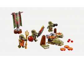 Konstruktorius Krokodilų genties rinkinys, Lego Chima, 7-14 m. vaikams (70231)