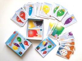 Kortų žaidimas MAŽIAUSIEMS Balloons, vaikams nuo 3+ metų, Brain Games
