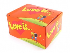 Kramtoma guma, Love Is, 4,5g (oranžinė)
