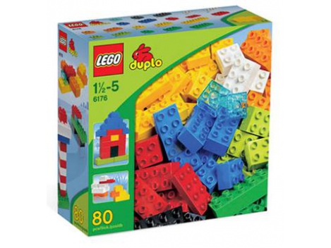 LEGO Duplo kaladėlių rinkinys 80 vnt. 1.5 -5 metų vaikams (6176) |  Foxshop.lt