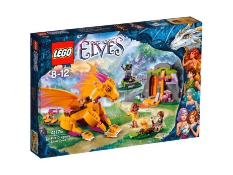 LEGO Elves Ugninio drakono lavos urvas, 8-12 m. vaikams (41175) | Foxshop.lt