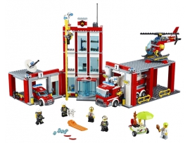 LEGO City Fire Gaisrinės stotis, 6-12 m. vaikams (60110)