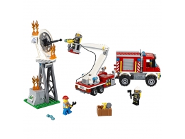 LEGO City Fire Pagalbinis ugniagesių automobilis, 5-12 m. vaikams (60111)