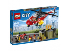 LEGO City Fire Ugniagesių greitojo reagavimo būrys, 5-12 m. vaikams (60108)