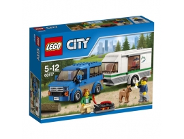 LEGO City Great Vehicles Autobusiukas ir namelis ant ratų, 5-12 m. vaikams (60117)