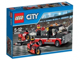 LEGO City Great Vehicles Lenktyninio motociklo transporteris, 5-12 metų vaikams (60084)
