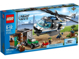 LEGO City Helicopter Surveillance, 5-12 metų vaikams  (60046)