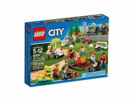 LEGO City Town Linksmybės parke – miesto žmonių rinkinys, 5-12 m. vaikams (60134)