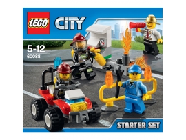 LEGO City Ugniagesių rinkinys pradedantiesiems, 5-12 metų vaikams (60088)