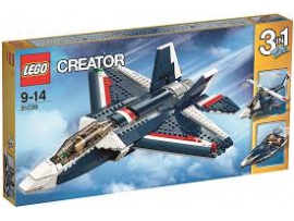LEGO Creator Galingas mėlynas lėktuvas, 9-14 m. vaikams (31039)