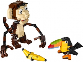 LEGO Creator Miško gyvūnai, 272 detalės, 7-12 metų vaikams (31019)
