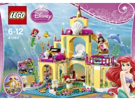 LEGO Disney Princess Arielės povandeniniai rūmai, 6-12 metų vaikams (41063)