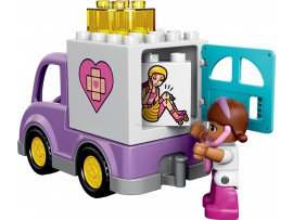 LEGO DUPLO Doc McStuffins Rausvasis greitosios pagalbos automobilis, 2-5 m. vaikams (10605)