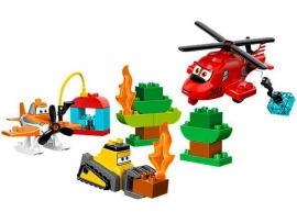 LEGO Duplo konstruktorius UGNIAGESIŲ IR GELBETOJŲ KOMANDA, 30 detalių, 2-5 m. vaikams (10538)