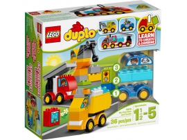 LEGO DUPLO My First Mano pirmieji automobiliai ir sunkvežimiai, 1½-5 m. vaikams (10816)