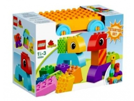 LEGO DUPLO Pirmasis traukiamas statybų rinkinys, 1,5-3 metų vaikams (10554)