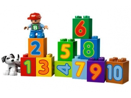 LEGO DUPLO Skaičių traukinukas, 2-5 metų vaikams (10558)