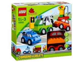 LEGO DUPLO Sukurk savo automobilį, 1,5-3 metų vaikams (10552)
