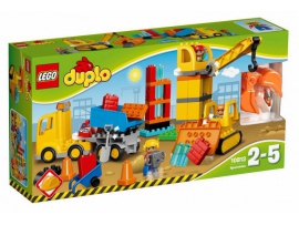 LEGO DUPLO Town Didelė statybų aikštelė, 2-5 m. vaikams (10813)