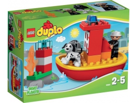LEGO DUPLO Town Ugniagesių laivas, 2-5 m. vaikams (10591)