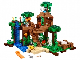 LEGO Minecraft Džiunglių namas medyje, vaikams nuo 8 m. (21125)
