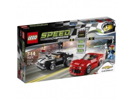 LEGO Speed Champions „Chevrolet Camaro“ lenktynės, 7-14 m. vaikams (75874)