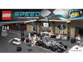 LEGO Speed Champions „McLaren Mercedes“ sustojimo punktas, 7-14 m. vaikams (75911)