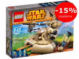 LEGO Star Wars konstruktorius AAT™, 7-12 m. vaikams (75080)