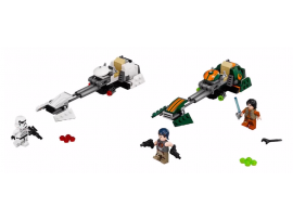 LEGO Star Wars konstruktorius Ezra’s Speeder Bike™, 7-12 m. vaikams (75090)
