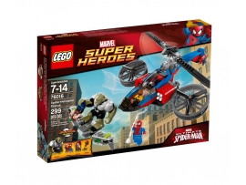 LEGO Super Heroes Žmogaus voro gelbėjimo sraigtasparnis, 6-12 metų vaikams (76016)