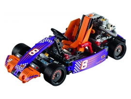 LEGO Technic Lenktyninis kartingas, 9-16 mm vaikams (42048)