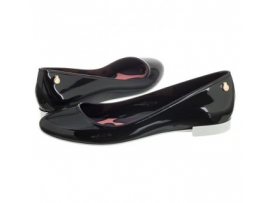 Lemon Jelly Czarne Matilda 01 Black/White (LJ3-a) bateliai