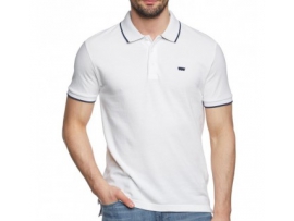 Levis® MOD STD PIQUE POLO WHITE SMOKE W/DRESS marškinėliai