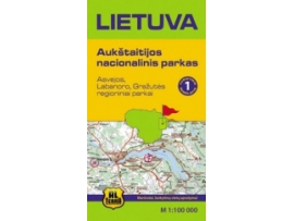 Lietuva. Aukštaitijos nacionalinis parkas (turistinis žemėlapis)