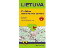 Lietuva. Dzūkijos nacionalinis parkas (turistinis žemėlapis)
