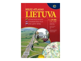 Lietuva. Kelių atlasas 1:120 000