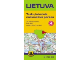 Lietuva. Trakų istorinis nacionalinis parkas (turistinis žemėlapis)