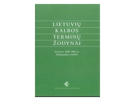 Lietuvių kalbos terminų žodynai