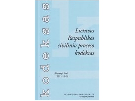 Lietuvos Respublikos civilinio proceso kodeksas (8 laida) 2011-11-01