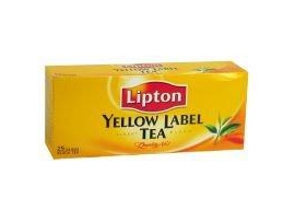 LIPTON Yellow Label Tea juodoji arbata, 25pak. 50g