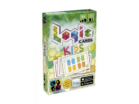 Loginių užduočių žaidimas LOGIC CARDS KIDS, 53 kortelės, vaikams nuo 6 m.,  Brain Games | Foxshop.lt