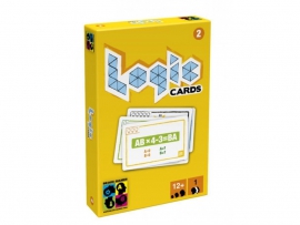 LOGINIŲ ir MATEMATINIŲ užduočių rinkinys Logic cards 2, vaikams nuo 12 metų, Brain Games