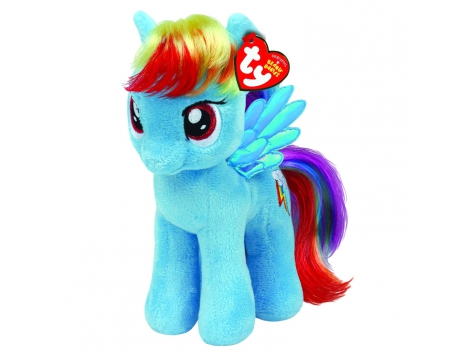Mažasis ponis RAINBOW DASH, vaikams nuo 3+ metų TY My Little Pony (TY41005)  | Foxshop.lt