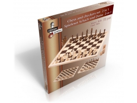 MEDINIS šachmatų ir šaškių rinkinys, vaikams nuo 3 m. Lifetime Games (48780)