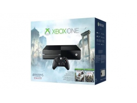 Microsoft Xbox One 500GB žaidimų konsolė bei „Assassin's Creed Unity“ ir „Assassin's Creed IV: Black Flag“ žaidimai