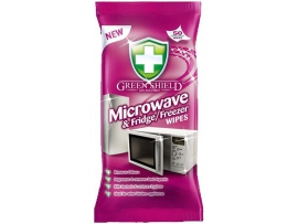 Mikrobangėms bei  šaldytuvams valyti servetėlės Green Shield , 50 vnt