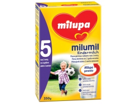 MILUMIL 5 pieno gėrimas vaikams nuo 24 mėn, grynasis kiekis 350g