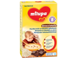 MILUPA pieniška košė su šokolado gabaliukais nuo 8mėn, 250g