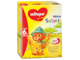 MILUPA Safaris sausainiai  kūdikiams nuo 6 mėn, grynasis kiekis 180g