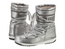 Moon Boot W.E. Soft Met Mid Silver 24005200002 (MB19-a) bateliai